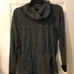 Athleta Batwing cowl neck sweatshirt.